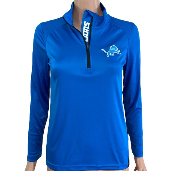 NFL Other - NFL Youth Team Apparel Detroit Lions 1/4 Zip Long Sleeve Pullover